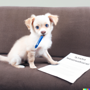 Puppy contract for selling puppy